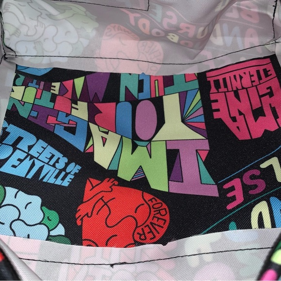 Eastpak Padded Pak'R Out of the Office Jeremyville Print Backpack-NWT - Picture 9 of 11